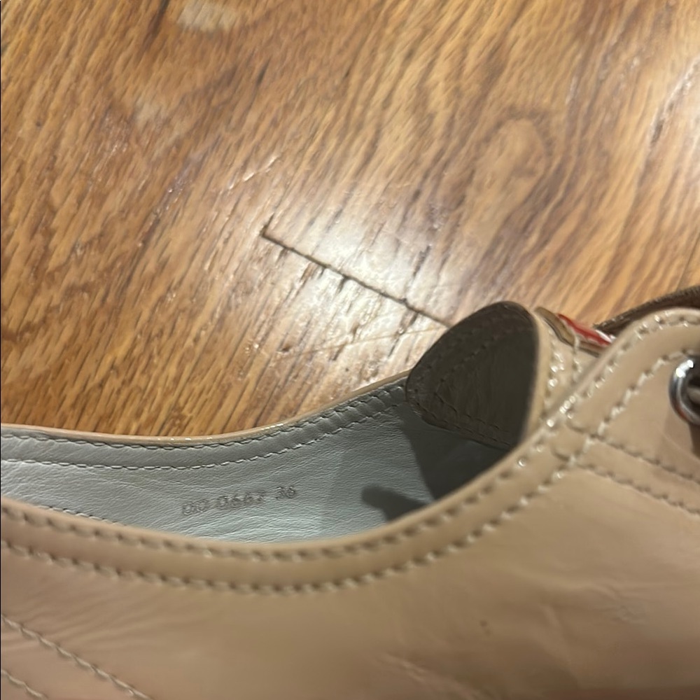 Prada Tan Leather Sneakers - Picture 5 of 5